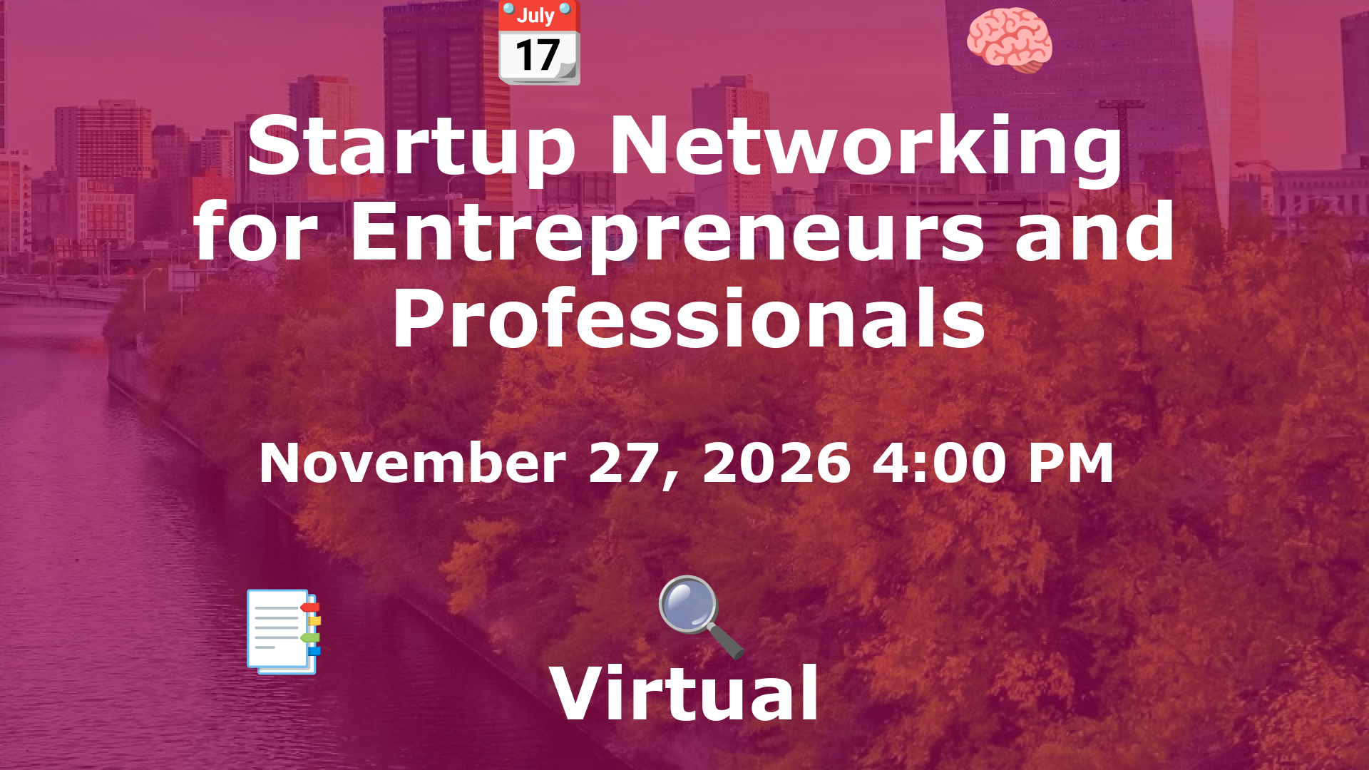 Startup Networking for Entrepreneurs and Professionals event image
